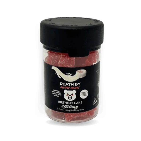 DEATH BY GUMMY BEARS 100mg DELTA 8 THC GUMMY - Image 4