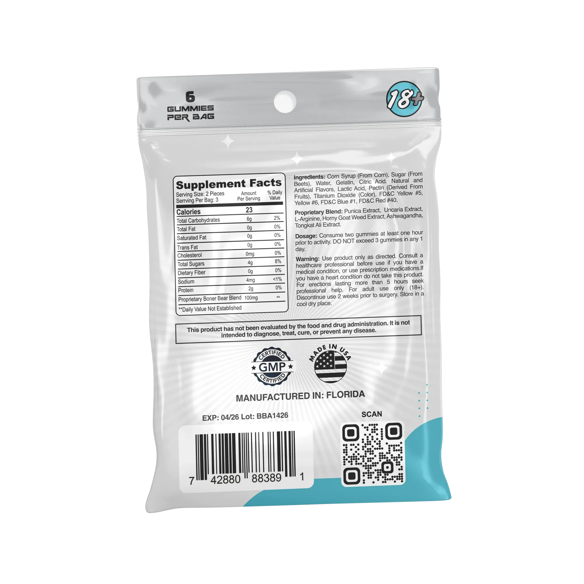 Boner Bears Male Enhancement Gummies